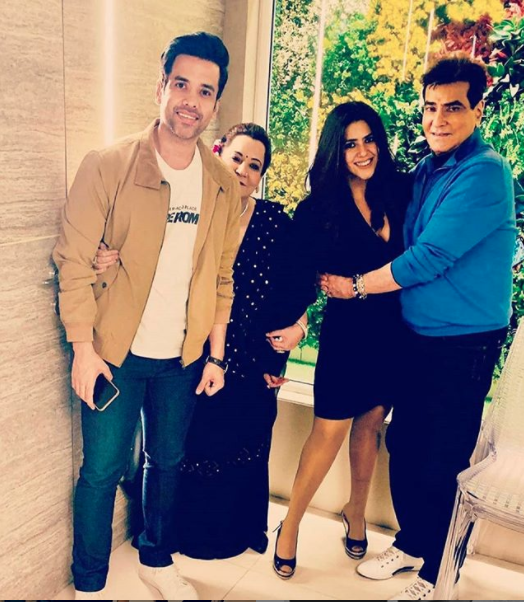 Jeetendra, Shobha Kapoor, Ekta Kapoor and Tusshar Kapoor